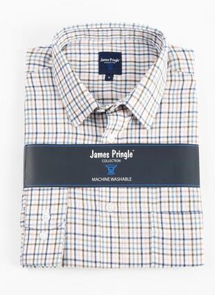 Easy Care Cotton Blend Long Sleeve Shirt