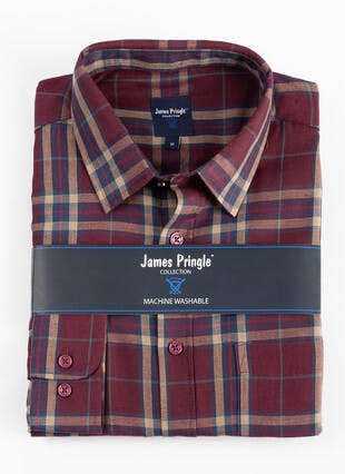 Easy Care Cotton Blend Long Sleeve Shirt