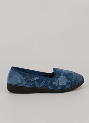 Easy On Velvet Ballerina Slippers