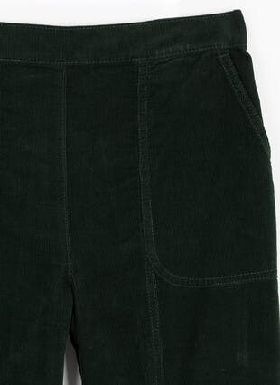 Straight Leg Pull On Cord Trouser