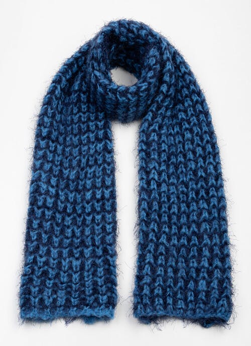 Fluffy Knit Scarf 