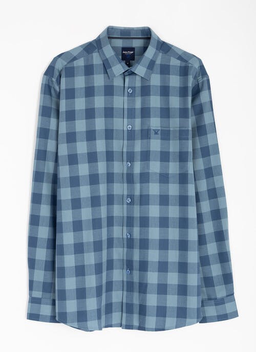 Easy Care Cotton Blend Long Sleeve Shirt