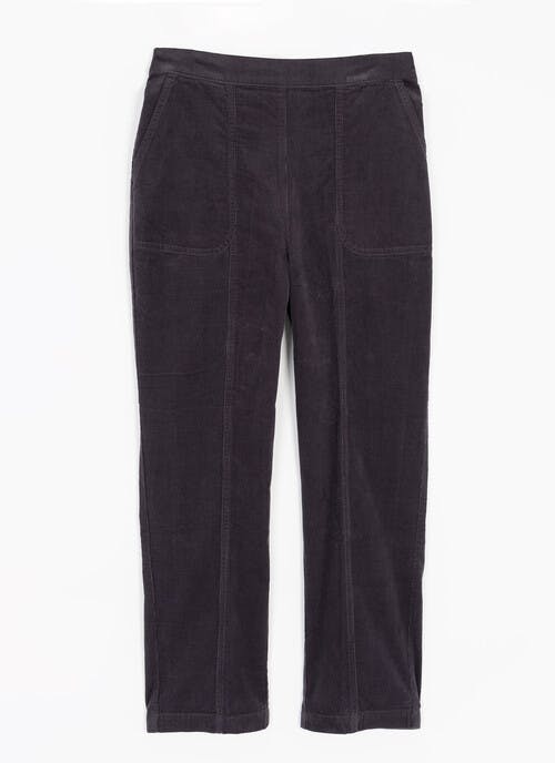 Straight Leg Pull On Cord Trouser