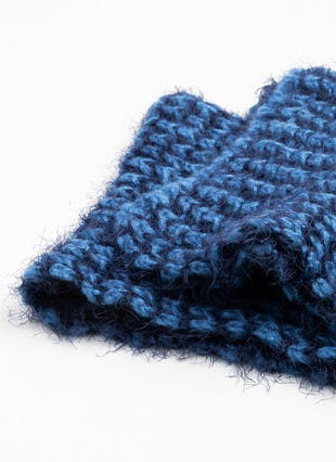 Fluffy Knit Scarf 