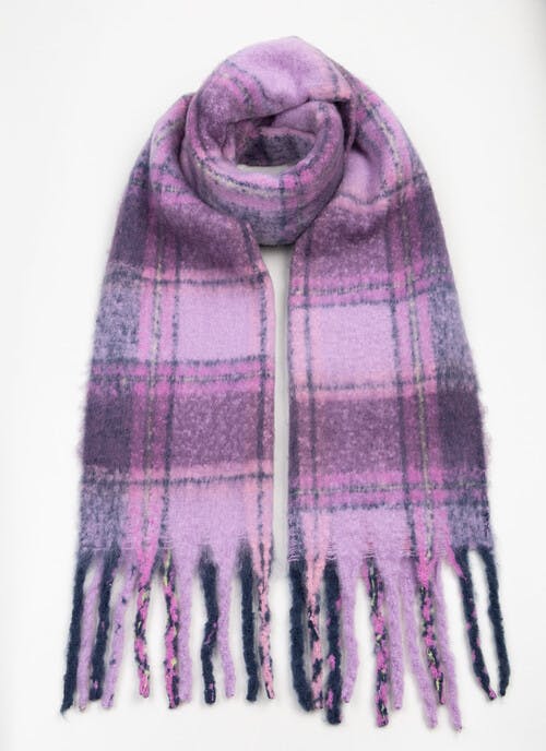 Boucle Check Scarf 