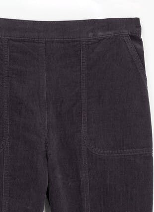 Straight Leg Pull On Cord Trouser