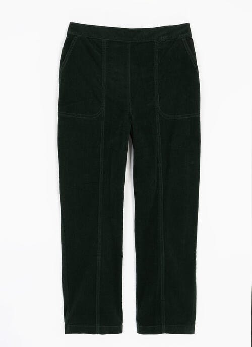 Straight Leg Pull On Cord Trouser