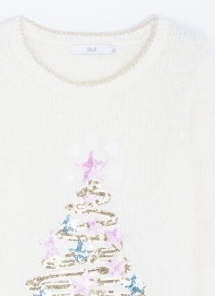 Glitter Tree Crew Neck Christmas Jumper