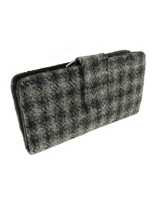 HARRIS TWEED® Large Tab Purse