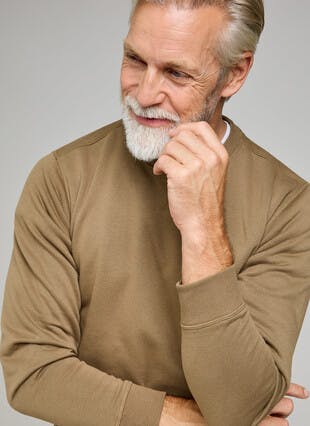 Cotton Rich Crew Neck Sweatshirt