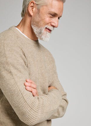 Supersoft With Wool Crew Neck Jumper