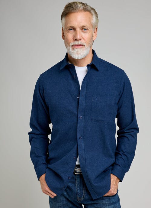 Pure Cotton Long Sleeve Twill Shirt