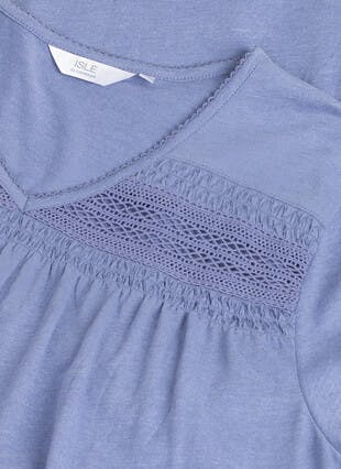 Cotton Rich Lace Trim Nightdress