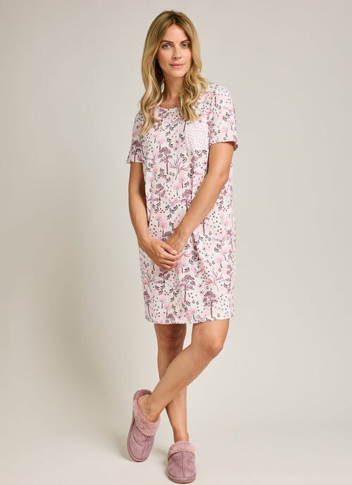 Pure Cotton Printed Nightdress