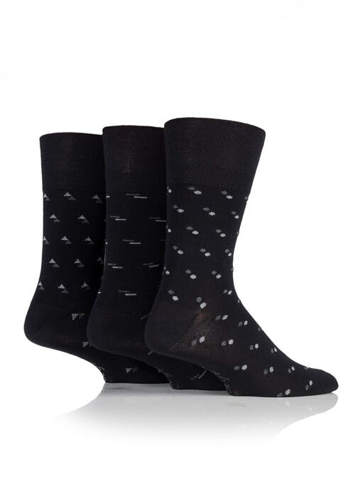 3 Pack Black Socks