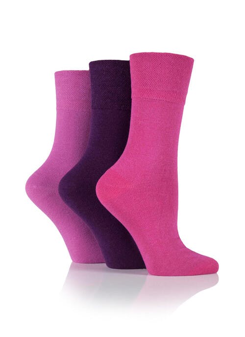 3 Pack Pink Socks