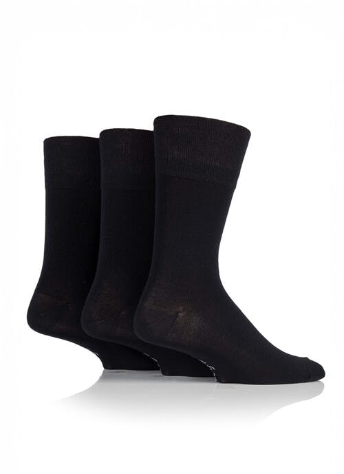 3 Pack Black Socks