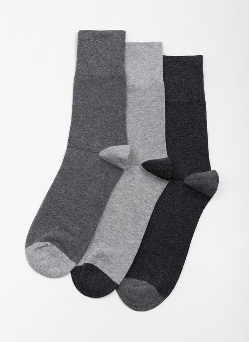 3pk Comfort Top Cotton Rich Socks