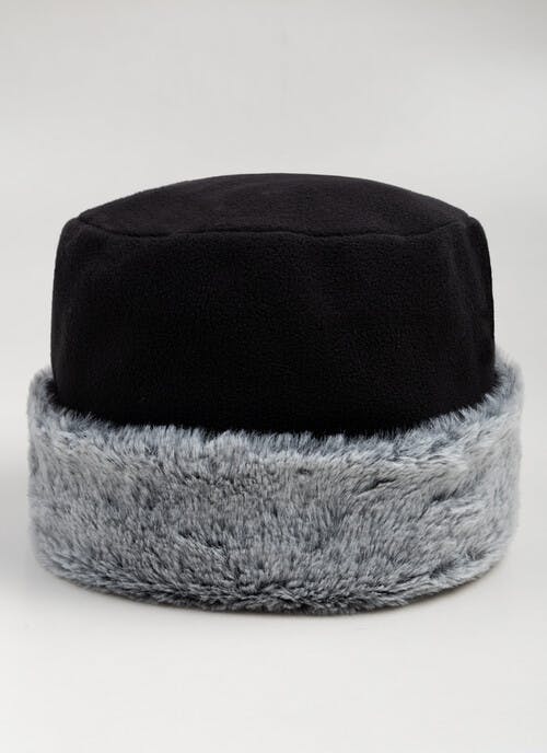 Faux Fur Trim Hat