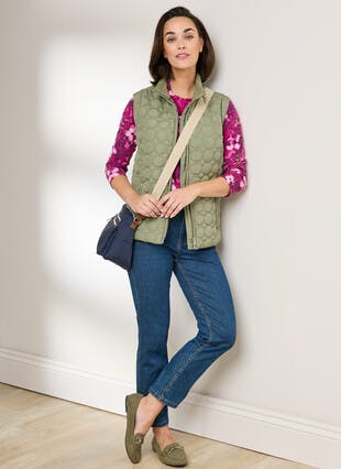 Fleece Lined Quilted Gilet
