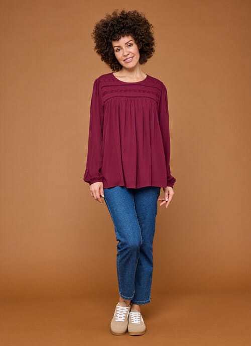 Crochet Panelled Top
