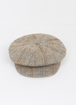 Tweed Ladies Newsboy Hat