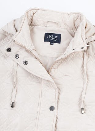 Diamond Quilted Coat  