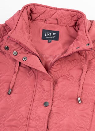 Diamond Quilted Coat  