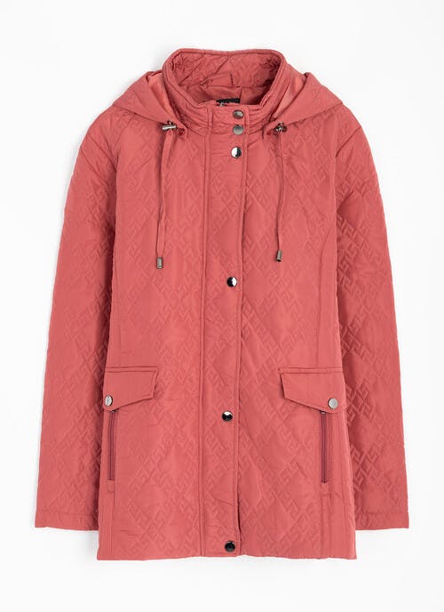 Diamond Quilted Coat