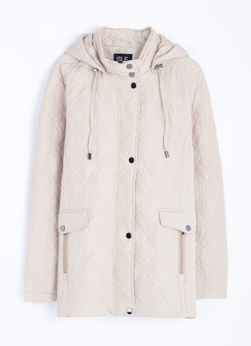 Diamond Quilted Coat  