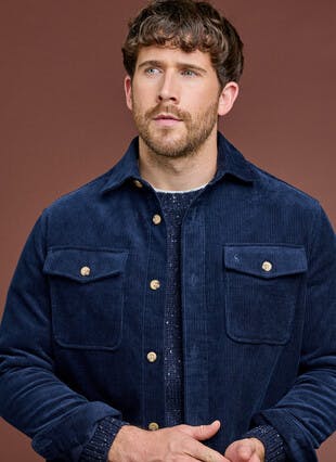 Pure Cotton Long Sleeve Corduroy Shirt