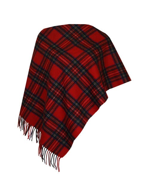 Lambswool Check Stole