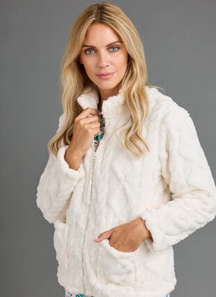 Cosy Fleece Cable Jacket