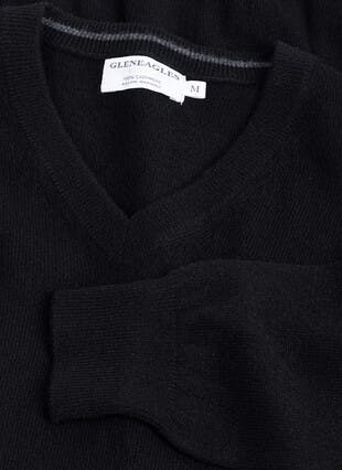 Pure Cashmere V Neck Jumper