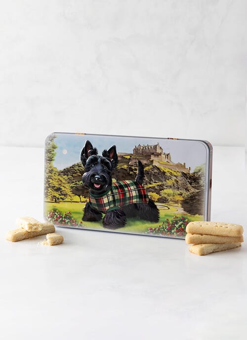Macdonalds Scottie Dog Below The Castle Shortbread Tin
