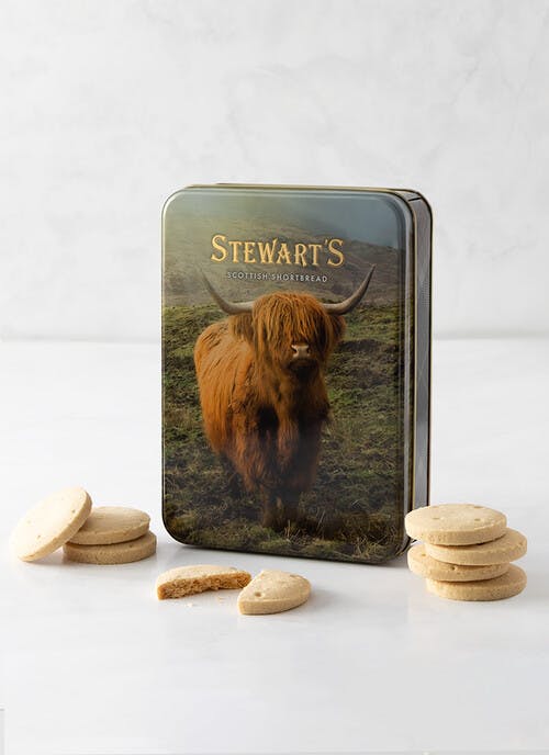 Stewart's Highland Cow Shortbread Tin