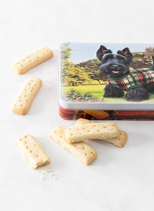 Macdonalds Scottie Dog Below The Castle Shortbread Tin