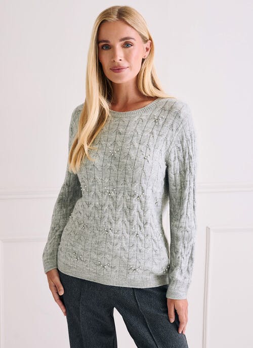 Soft Touch Embellished Jumper