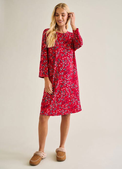 Soft Touch Thermal Printed Nightdress