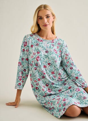 Soft Touch Thermal Printed Nightdress