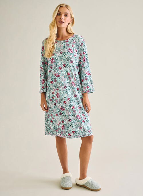 Soft Touch Thermal Printed Nightdress