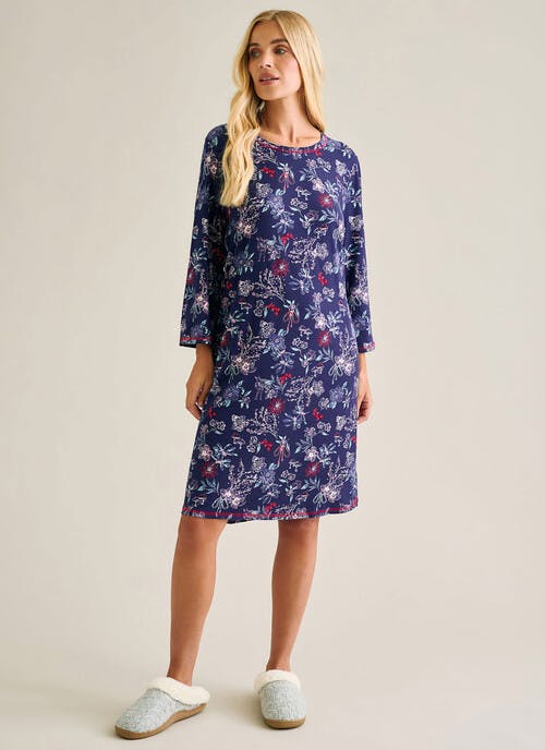 Soft Touch Thermal Printed Nightdress