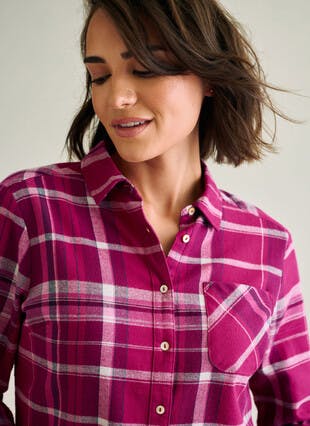 Pure Cotton Checked Shirt