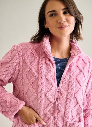 Cosy Fleece Cable Jacket