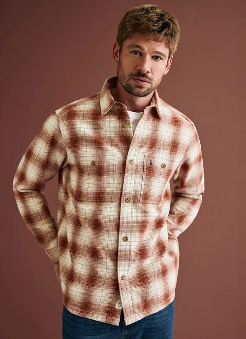 Pure Cotton Long Sleeve Check Shirt