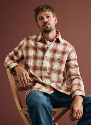 Pure Cotton Long Sleeve Check Shirt