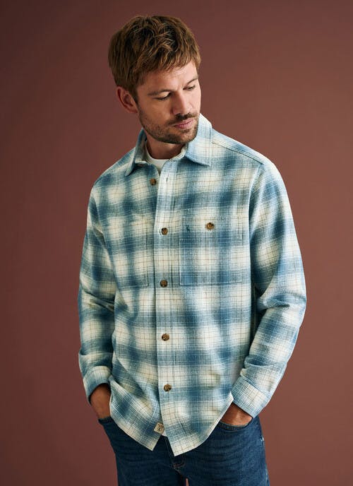 Pure Cotton Long Sleeve Check Shirt