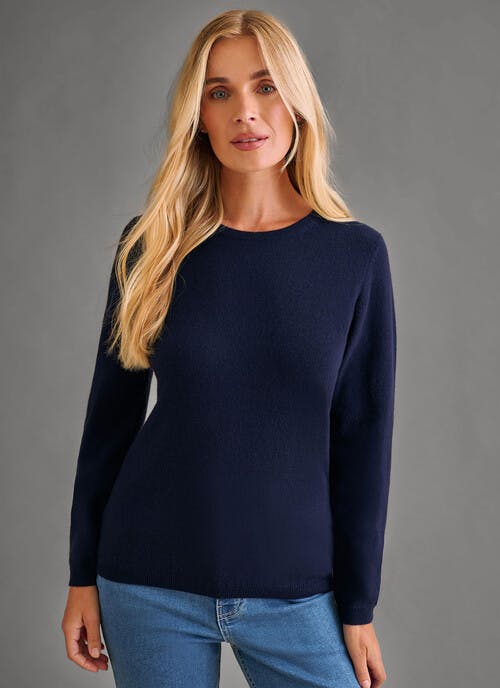 Pure Cashmere Classic Crew Neck Jumper