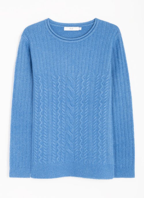 Cable Knit Crew Neck Jumper