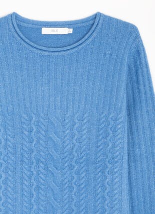 Cable Knit Crew Neck Jumper